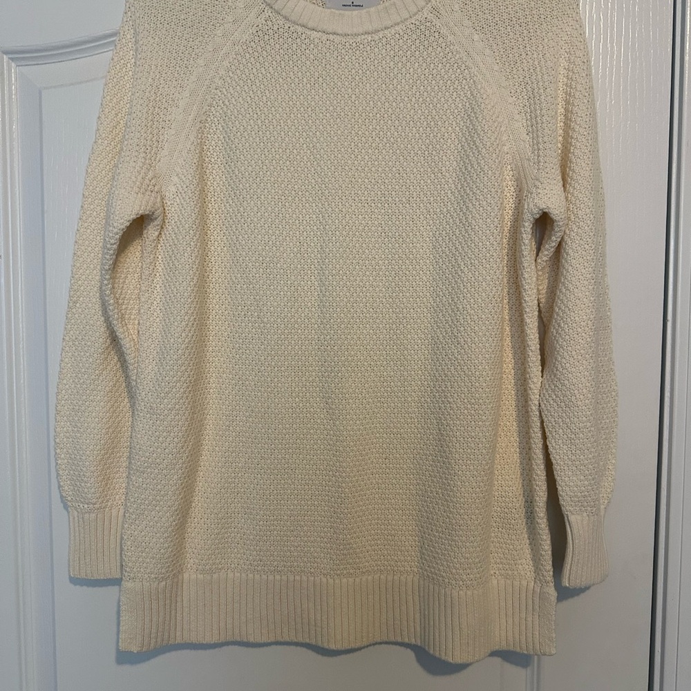 Old Navy Women's Textured Cream Sweater